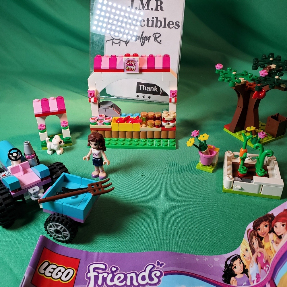 2 Used LEGO Friends Set 41026 Sunshine Harvest - INCOMPLETE/MIXED PIECES - Read